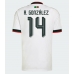 Mexiko Armando Gonzalez #14 Borta matchtröja VM 2026 Kortärmad Billigt